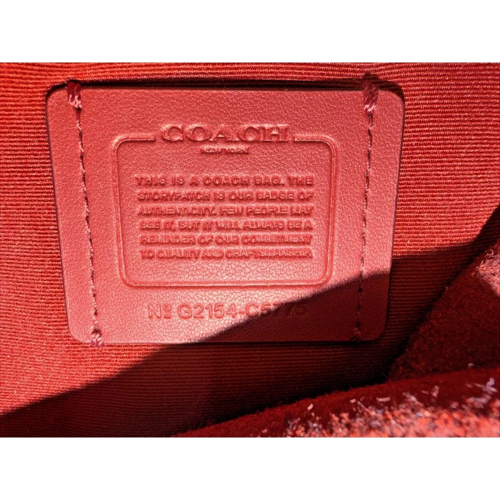 Coach Horse Carriage Tote Bright Violet Leather C5676